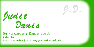 judit danis business card